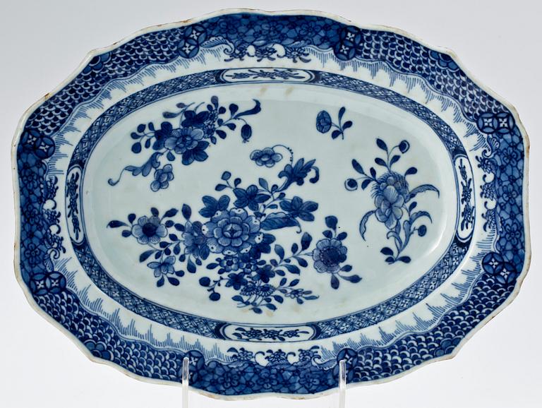 STEKFAT, porslin, Qianlong Kina 1700-tal.