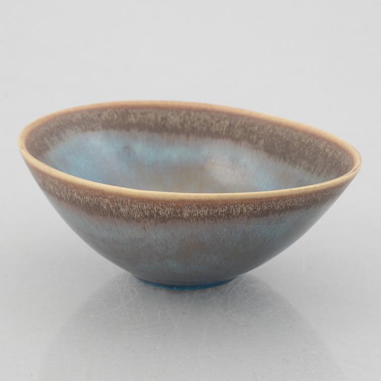 Stig Lindberg, a stoneware bowl, Gustavsbergs studio 1951.