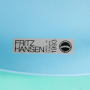 Arne Jacobsen, chairs 6 pcs, "Ant", Fritz Hansen, 1993.