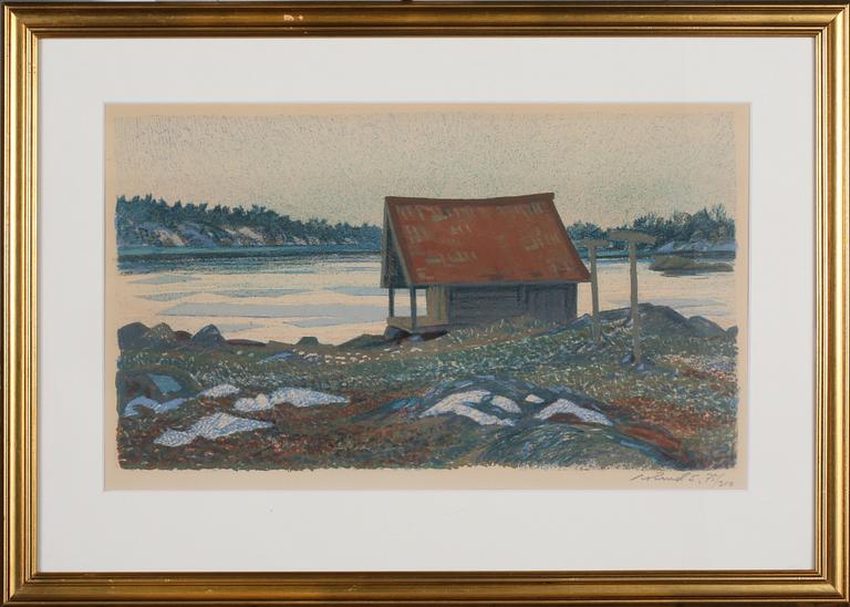 ROLAND SVENSSON, färglitografi, signerad och numrerad 75/310.