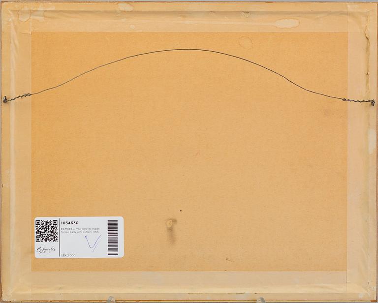 HANDPAINTED FILMCELL, from the film Lady and the Tramp, 1955.