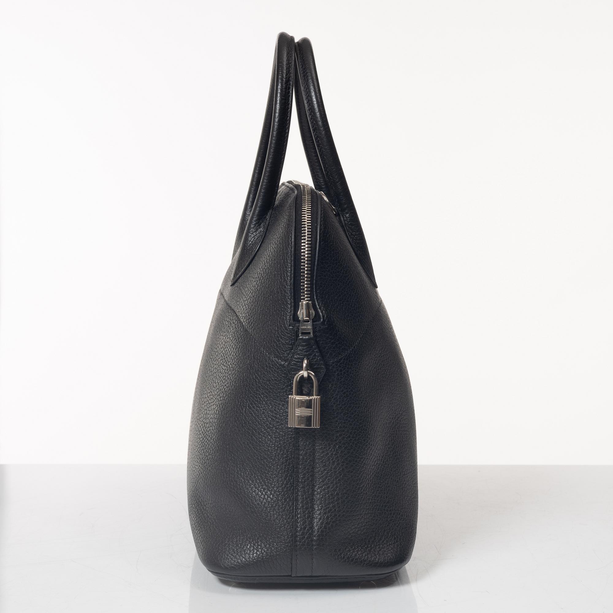 Hermès, A black togo leather bag, "Bolide 35", 2018.