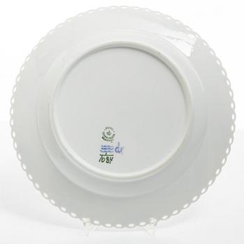 Royal Copenhagen, 14 'Blue Fluted Full Lace' tableware pieces, Denmark, 1960-73.