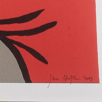 JAN HÅFSTRÖM, färglitografi, signerad, numrerad och daterad 1310/2000, 2003.