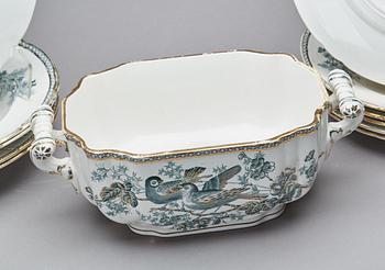 SERVISDELAR, flintgods, "Wexiö guld", Gustavsberg.
