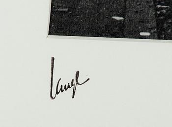 Åke Lange, "Buss 70 på Strandvägen 1930-tal".