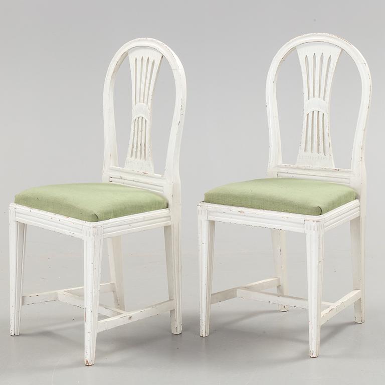 STOLAR, ett par. Gustavianska. 1800-talets början.