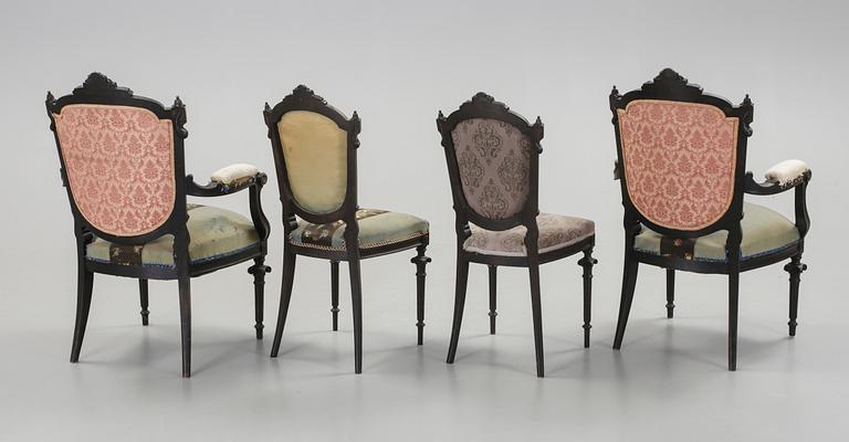 STOLAR, 8+2, Louis VXI- stil, 1800-talets slut.