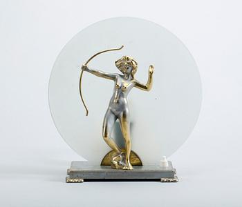 BORDSLAMPA, art deco, 1900-talets första hälft.