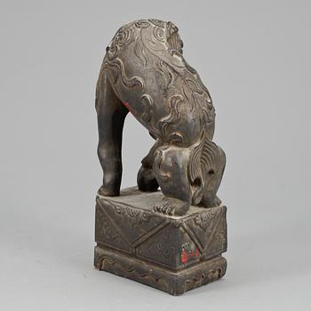 FIGUR, trä, Kina, 1900-tal.