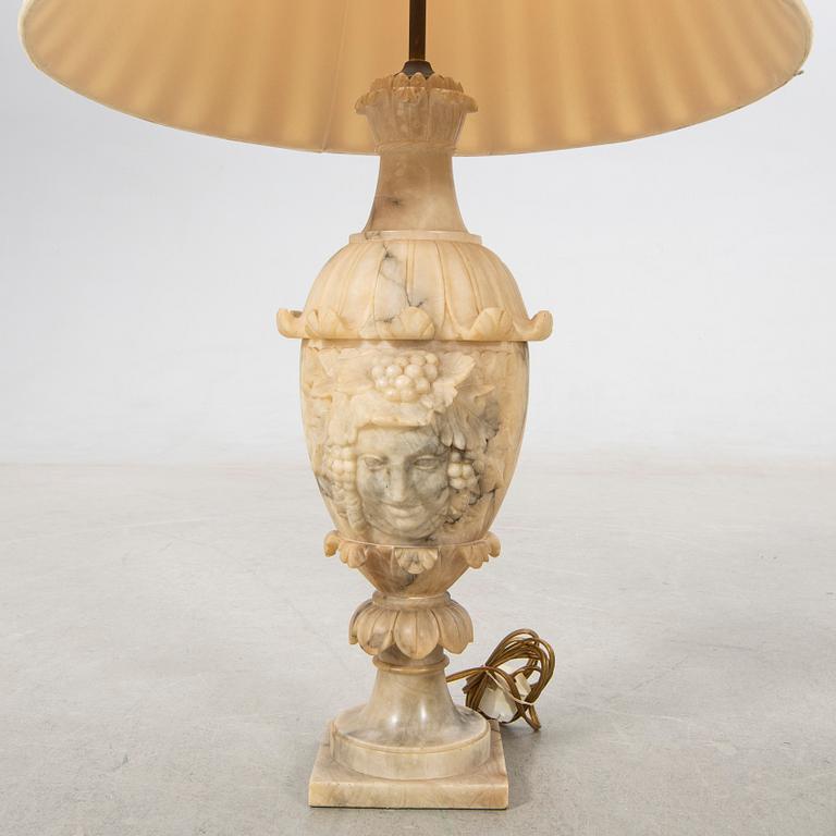 Bordslampor ett par, 1800-tal.