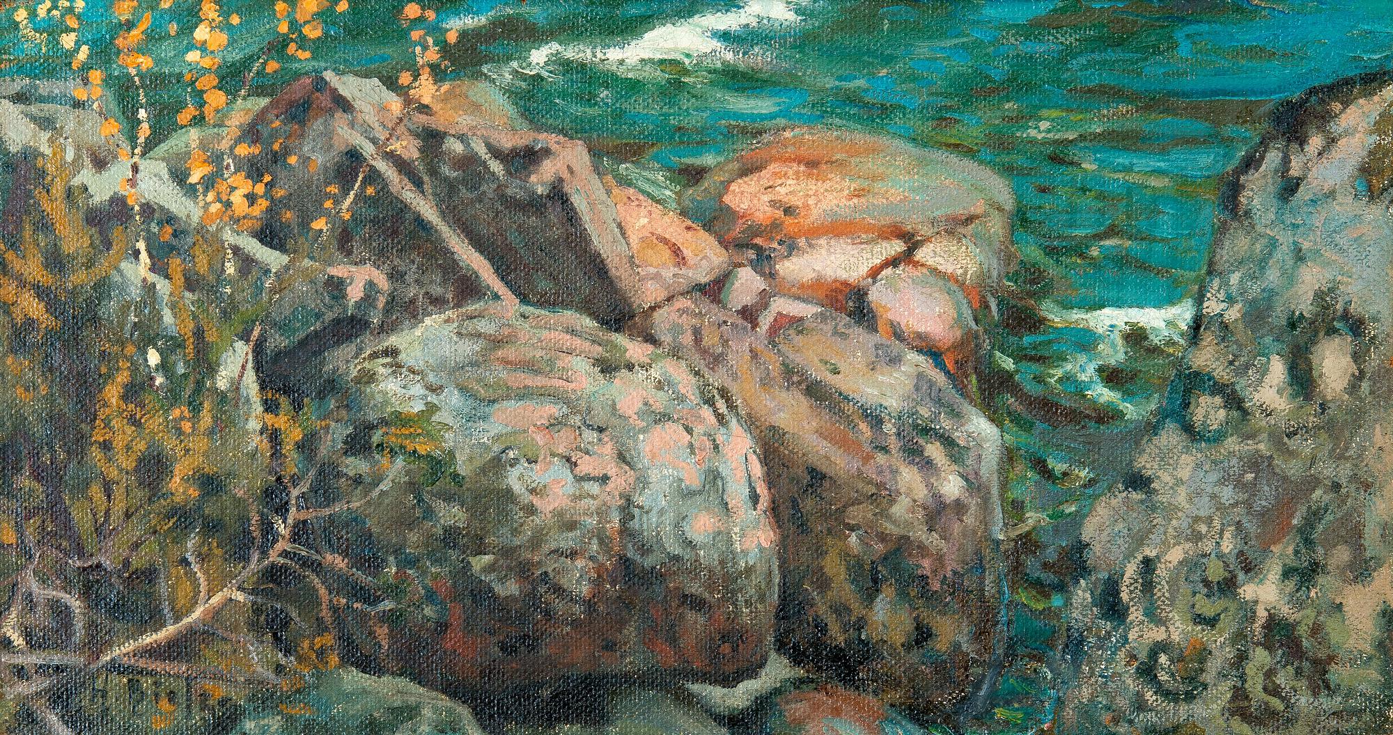 Helmi Biese, CLIFFS BY THE SHORE.