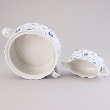A 47-piece set of Danish 'Eternell' porcelain dinnerware from Christineholm.