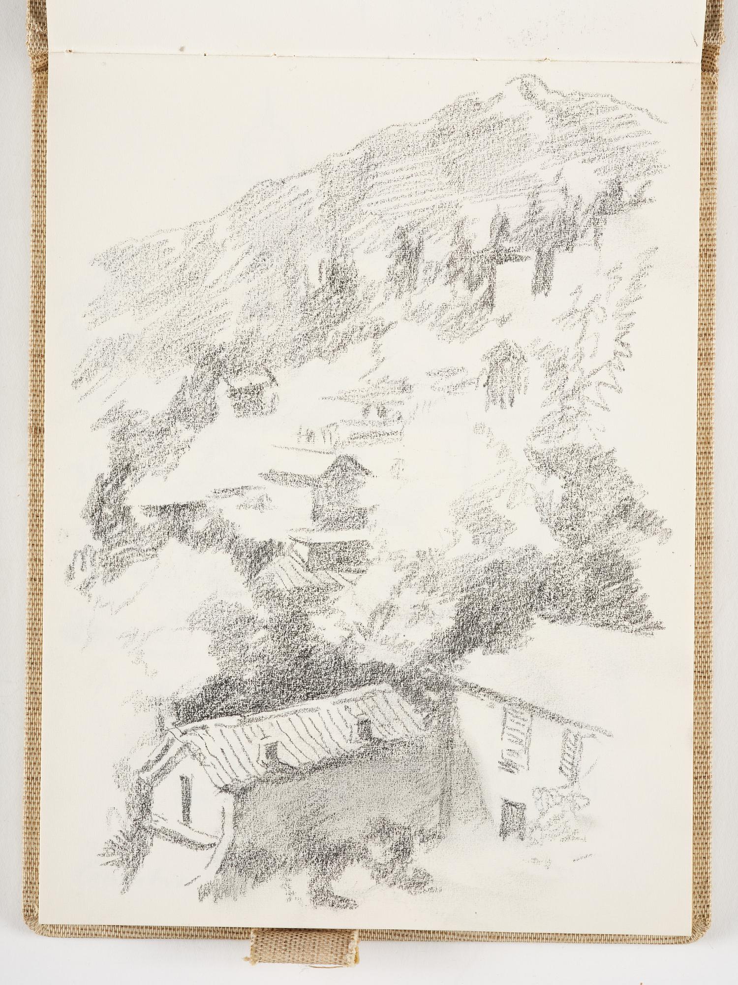 Lotte Laserstein, 4 skissböcker med blyertsteckningar.