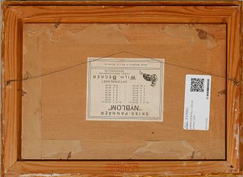 EMMA EKWALL, olja på pannå, sign.