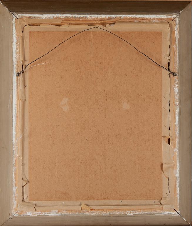 VELI KALIMA, olja på skiva, signerad och daterad -52.