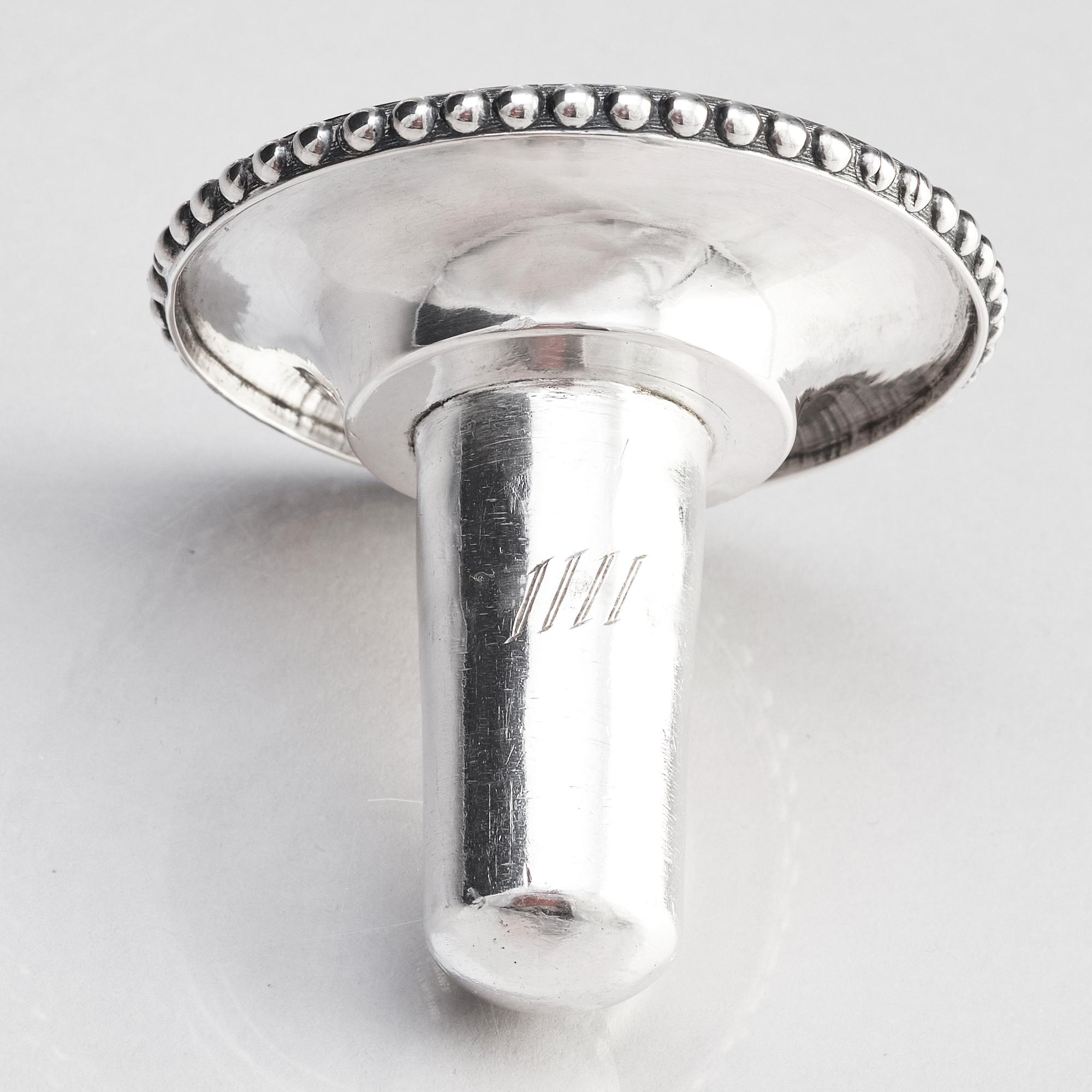 Pehr Zethelius, ljusstakar, ett par, silver, Stockholm 1779. Gustavianska.