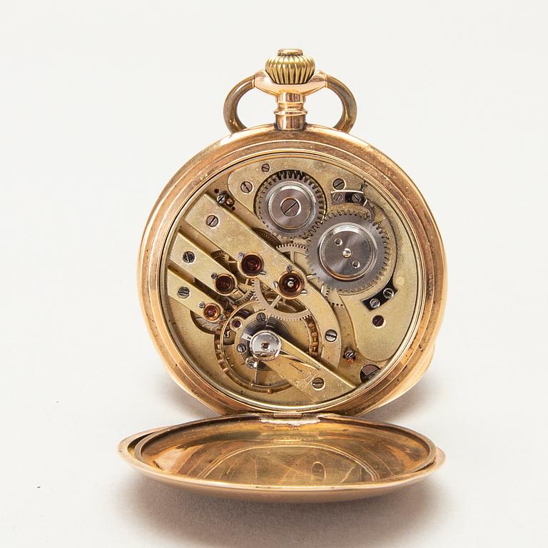 POCKET WATCH, hunter, 51 mm.