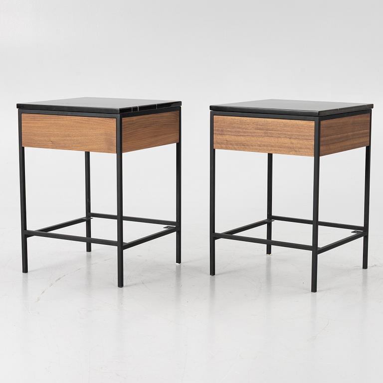 A pair of bedside tables, "Erin Side Table", Ruth & Joanna, 2000s.