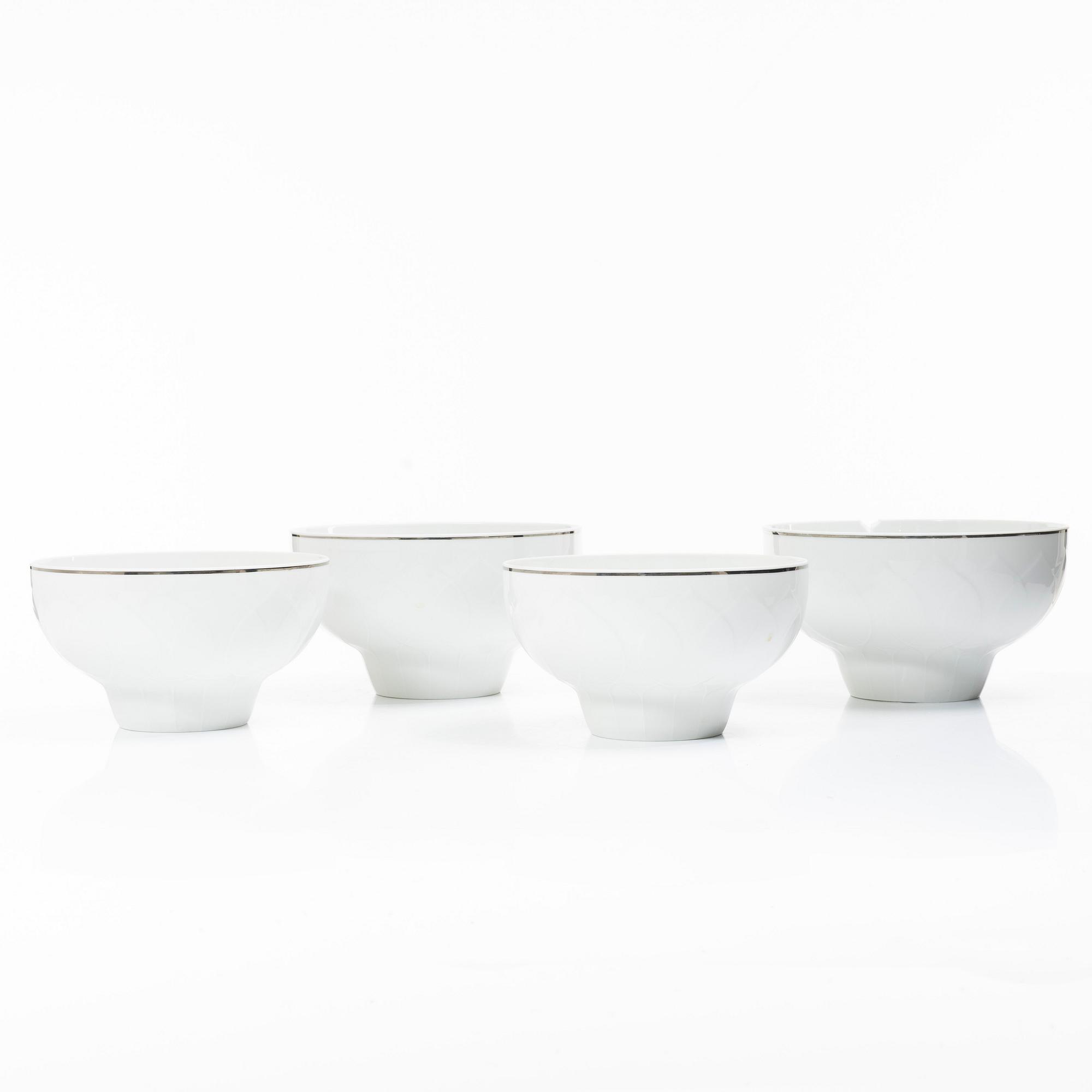 Björn Wiinblad, A 116 piece "Lotus" service, Studio Line, Rosenthal, Germany.