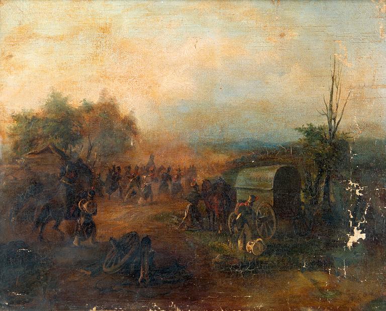 Theodor Ilich Baikoff, BATTLE SCENE. БАЙКОВ, ФЕДОР ИЛЬИЧ (1818-1890)
БАТАЛЬНАЯ СЦЕНА.