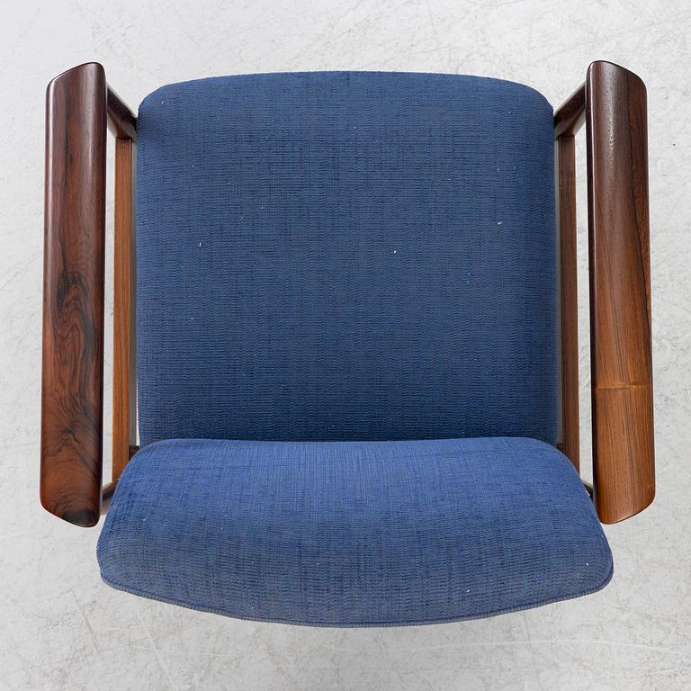 Finn Juhl, Armchairs, 6 pcs, "Diplomat", France & Son, Denmark, 1960s.