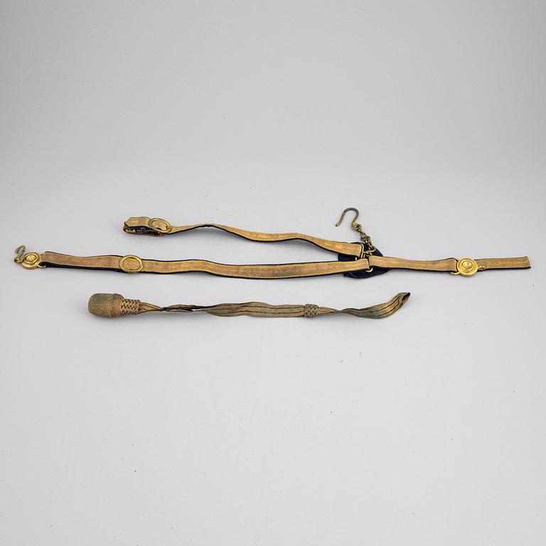 A Swedish cavalry officer's cartridge box model 1895.