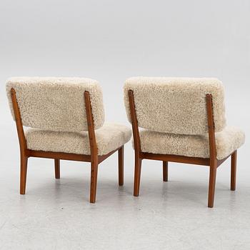 A pair of easy chairs, second half of the 20th Century.