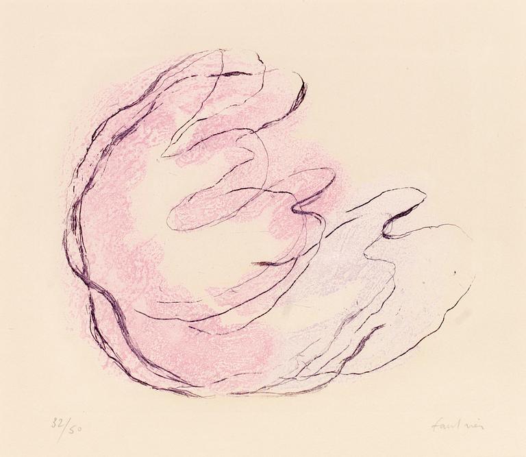 Jean Fautrier, "Les seins et le sexe de la femme", from; "Fautrier l'enrage".