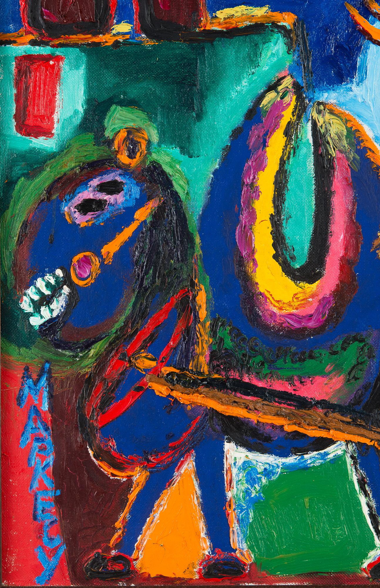 Djavad Mirdjavadov, Woman with Devil on Cart.