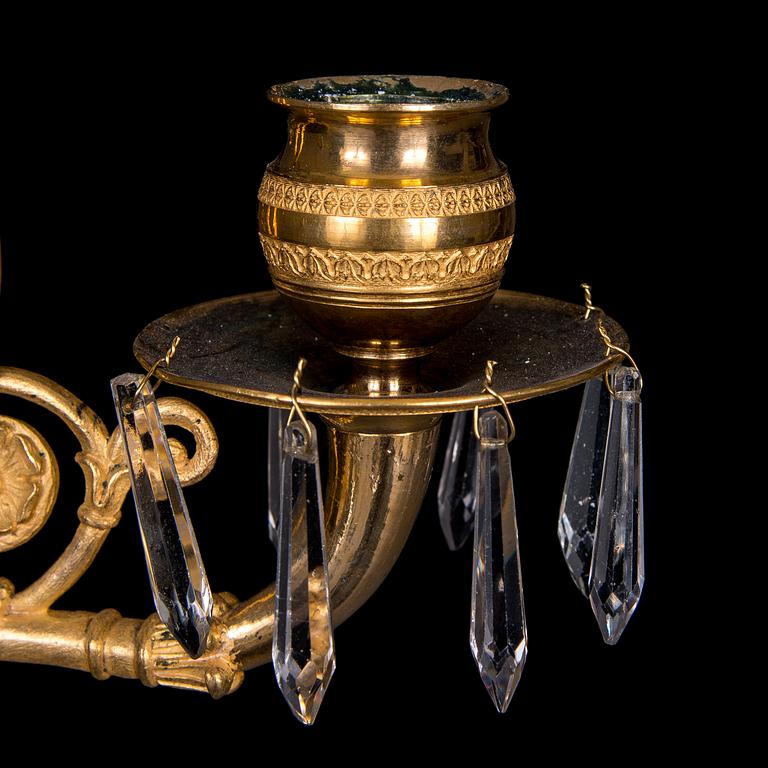 TAKAMPEL, empire, 1800-talets första hälft. Höjd ca 77 cm.