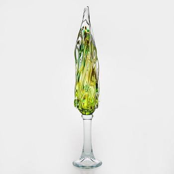 Alma Jantunen, a glass sculpture, signed Alma Jantunen, 2006.
