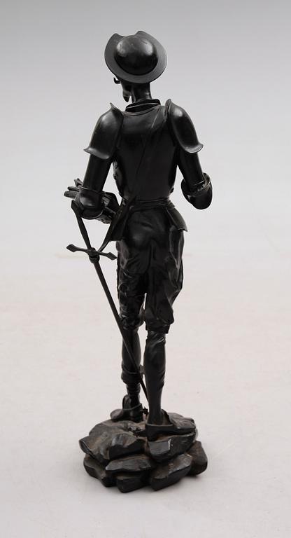 SKULPTUR, järn, signerad J Gauthier, 1900-talets första hälft.