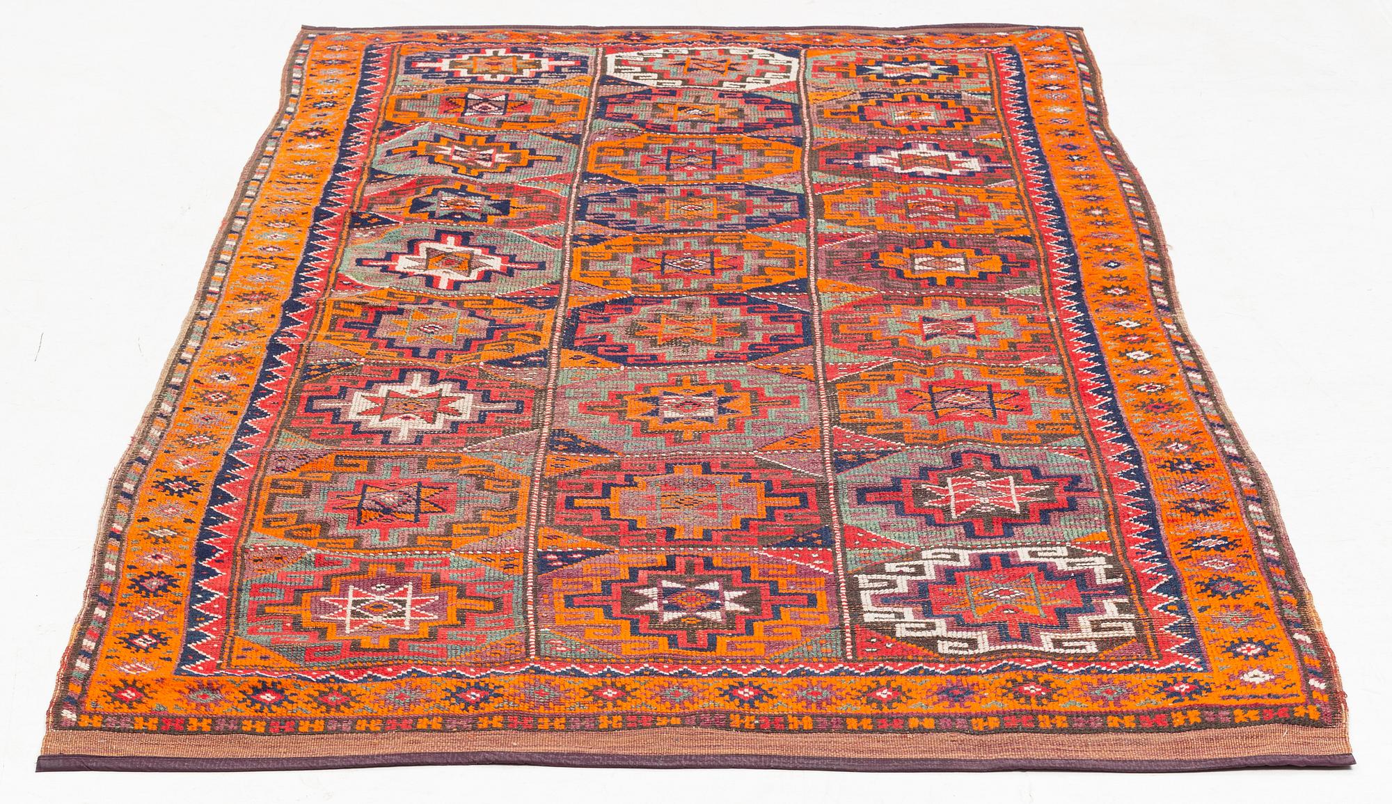A Kurdish Carpet, circa 235 x 126 cm.