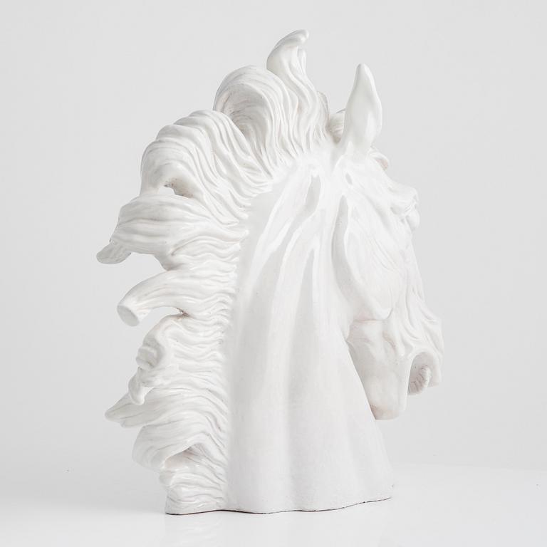 A ceramic figurine of a horse, Italy, later part of the 20th Century.
