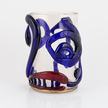 Bengt Lindström, a glass vase, Berengo, Italy.