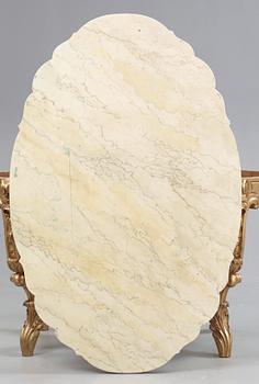 DIVANSBORD FRÅN HAGA SLOTT. Nyrokoko, 1800-talets mitt.