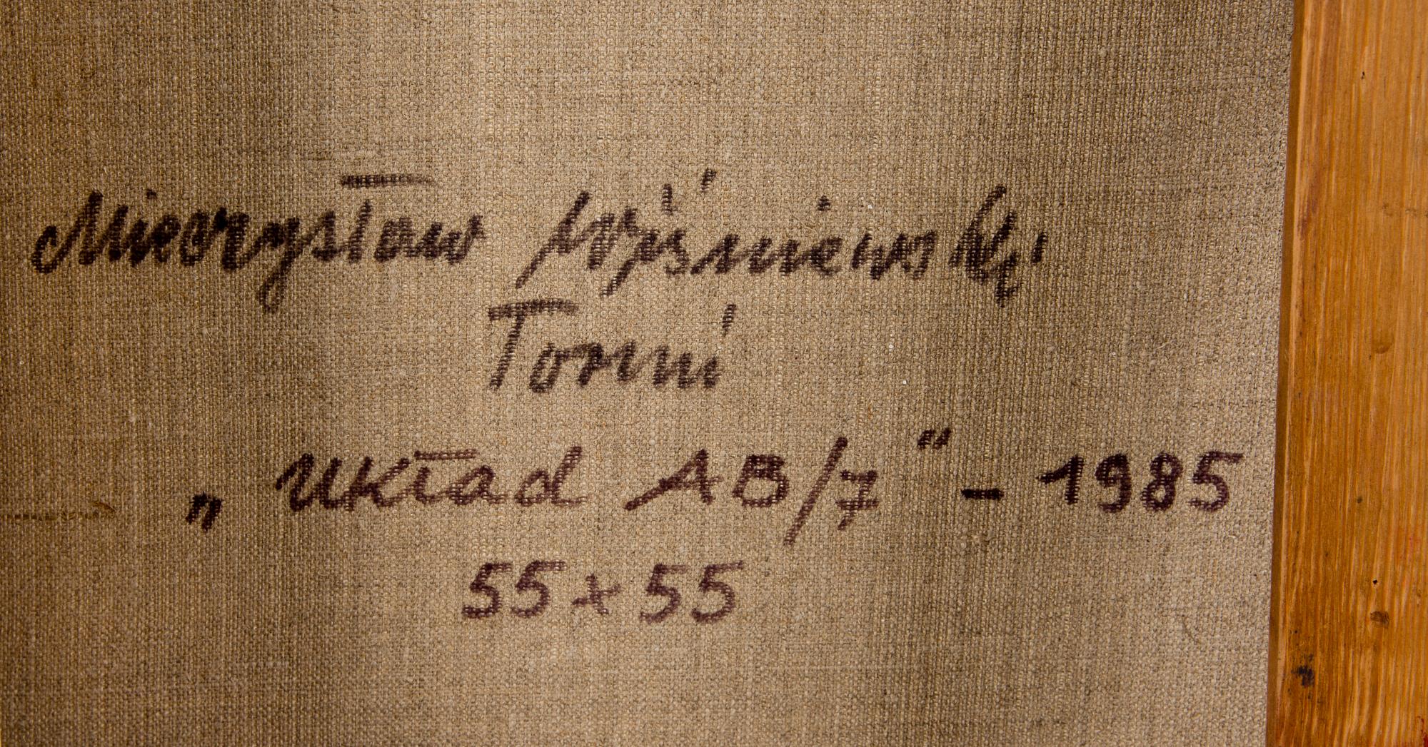 MIECZYSLAW WISNIEWSKI, TRIPTYK "SYSTEM AB/7".