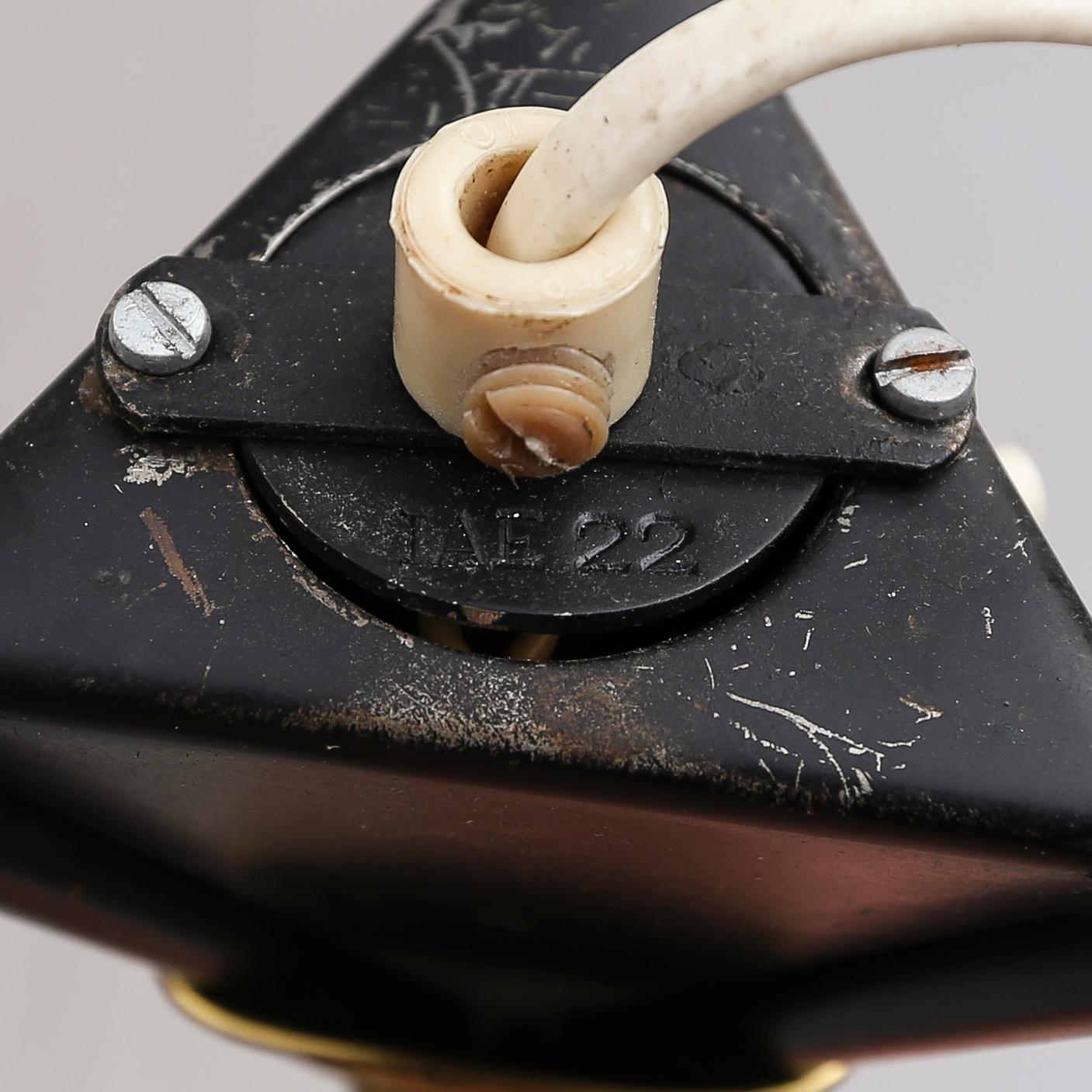 GOLVLAMPA, märkt IAE22, 1950/60 tal.