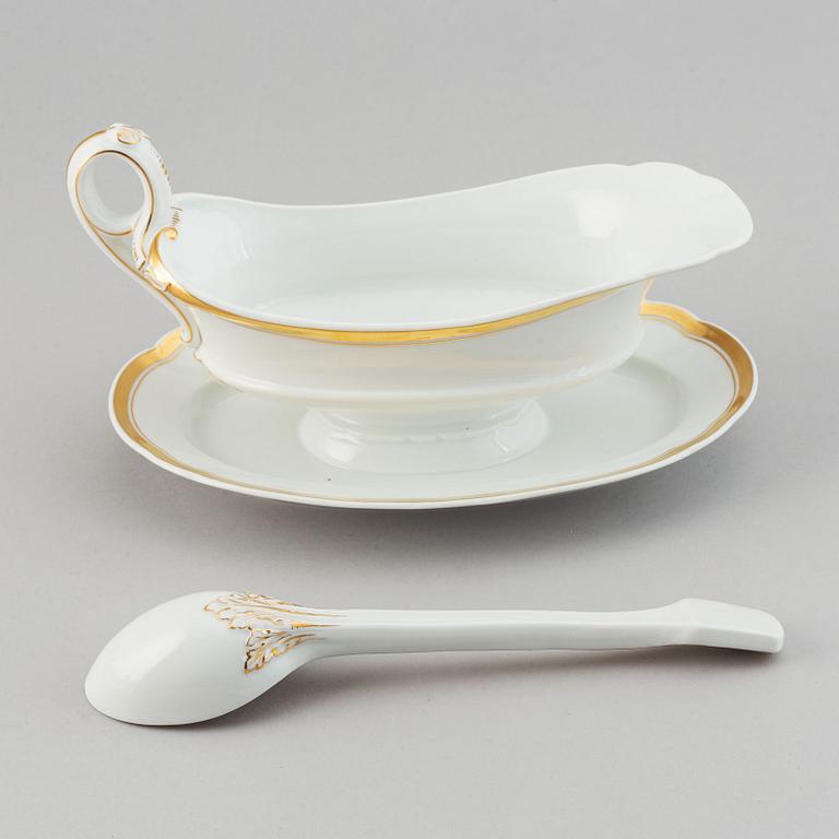 A Berlin part dinner service, KPM, 19th Century.