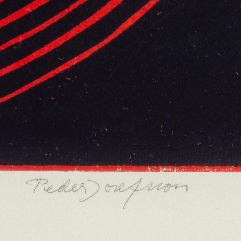 PEDER JOSEFSSON, serigrafier, ett par, signerade och numrerade 2/40.