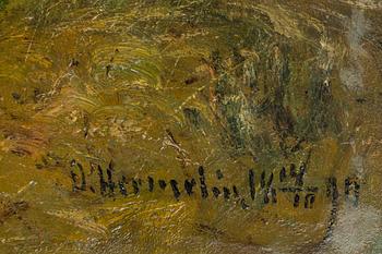 Olof Hermelin, oil on canvas, signed and dated 14/10 1894.