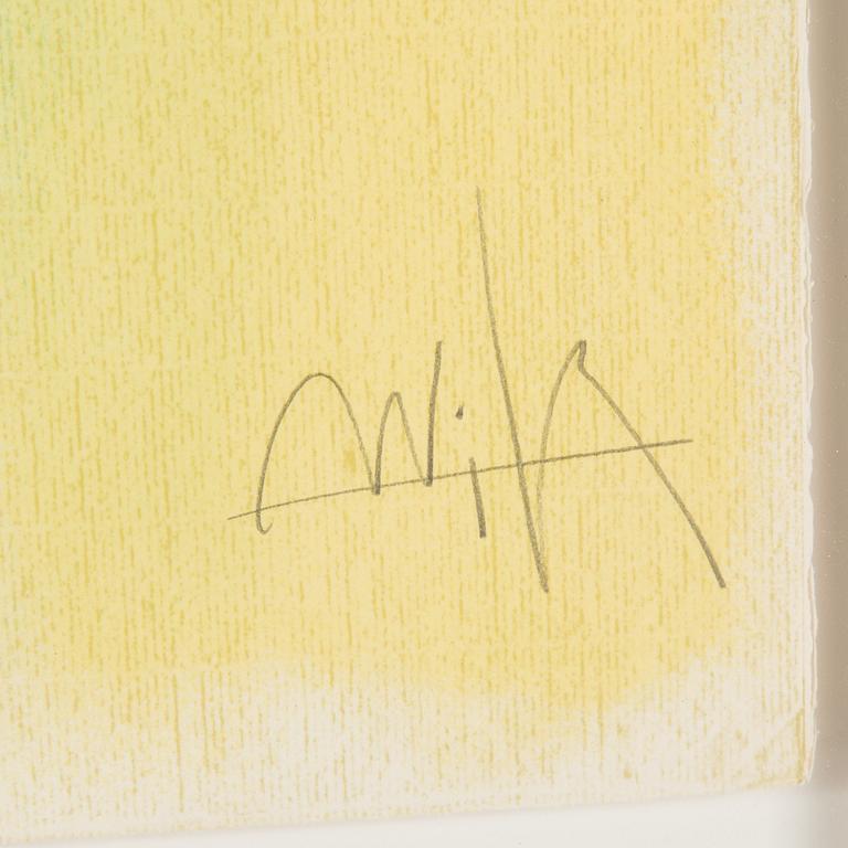 WIFREDO LAM, färglitografi, signerad samt numrerad 236/262 med blyerts.