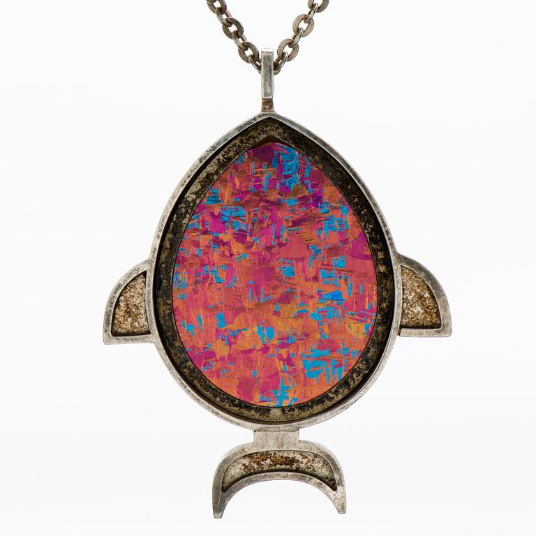 NANNY STILL, HÄNGE, silver, titan.  Kultakeskus 1976.