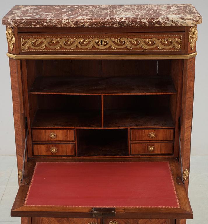 A Louis XVI secretaire by P Pioniez.