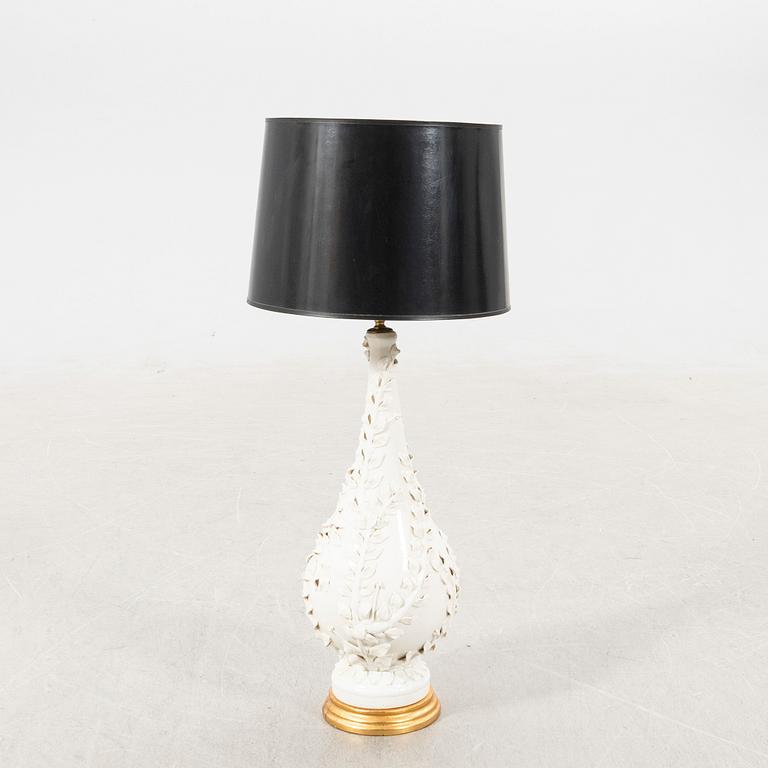 Table lamp, probably Bondia Spain, late 20th century.