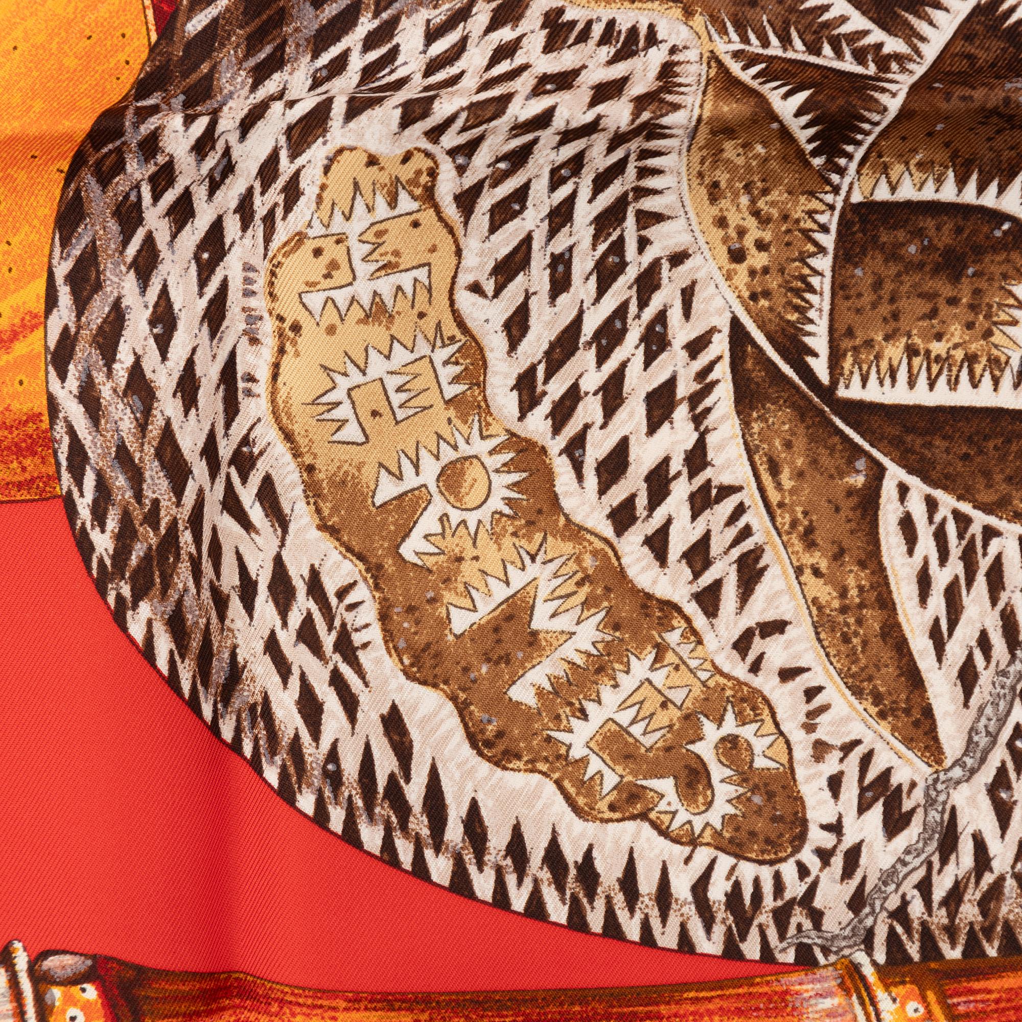 Hermès, scarf, "Jardin Créole".