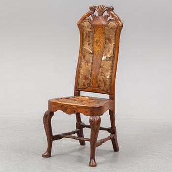 A late Baroque Dutch/English chair, 18th ct.