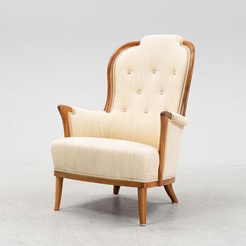 Carl Malmsten, a 'Vår Fru' armchair, second half of the 20th century.