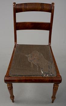 STOLAR, 8 st. Empire, 1800-talets andra kvartal.